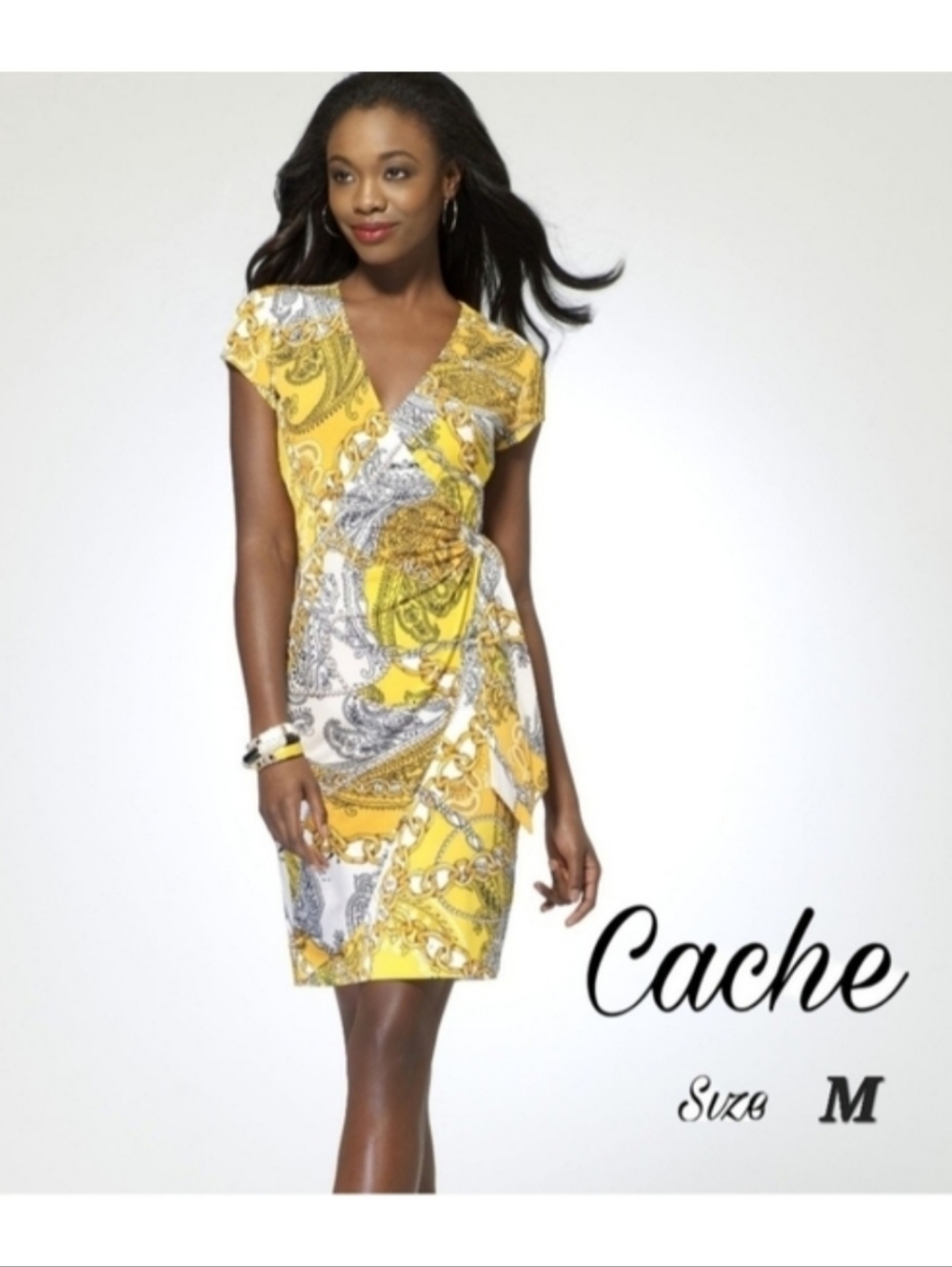 Cache Faux Wrap Dress